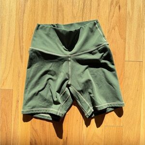 Olive Green Women's Shorts